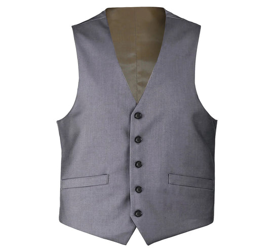 Wool Dark Gray Suit Vest Separate