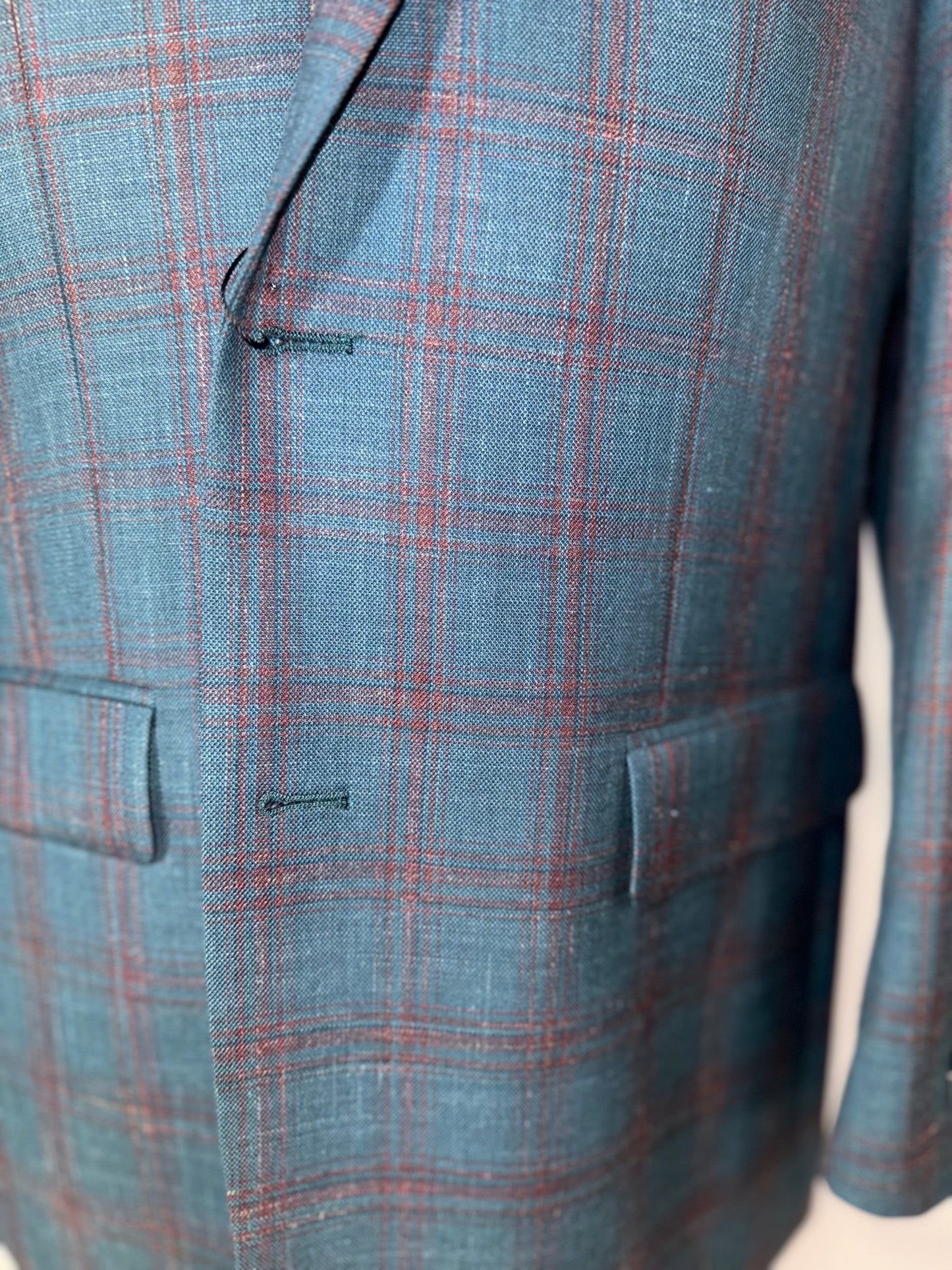 Green, Blue, & Red Plaid Sport Coat
