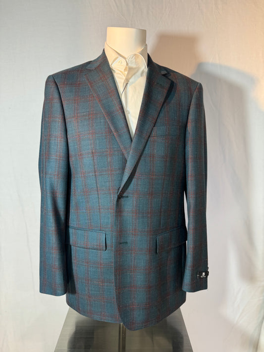 Green, Blue, & Red Plaid Sport Coat