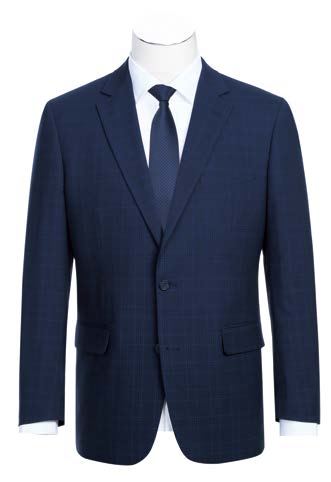 Navy Striped 2-Piece Suit | Classic Fit
